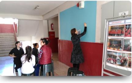 Okulumuz Meltem Öğretmenimiz ve öğrencilerinin çalışmaları  ile birlikte renkleniyor.